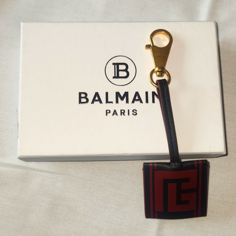 NWT Balmain keychain/keyfob